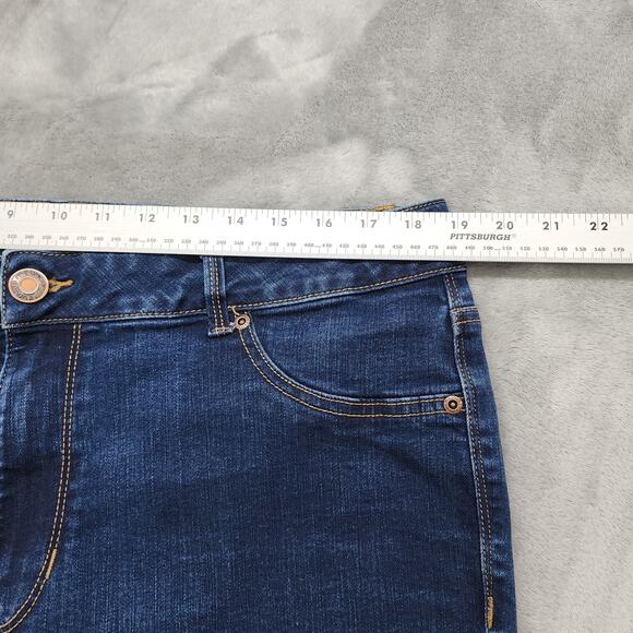 Maurices Jeans Womens 20W Blue Dark Wash High Rise Jegging Stretch Denim Skinny - Picture 7 of 11